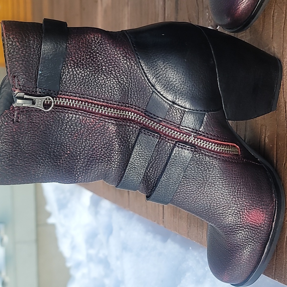 Kork-Ease Strappy zippered leather boots. - Picture 10 of 11